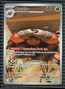 2025 Pokemon Sv10 Dri EN-Destined Rivals #186 Crustle - Image 1