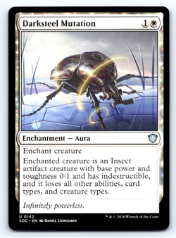 Darksteel Mutation - Secrets of Strixhaven Commander - MTG - Image 1