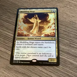 Meddling Mage [Double Masters] Magic MTG - Image 1