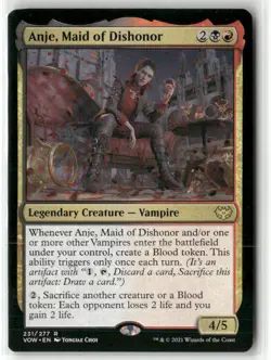 Anje, Maid of Dishonor Normal R Innistrad: Crimson Vow 231 NM - Image 1