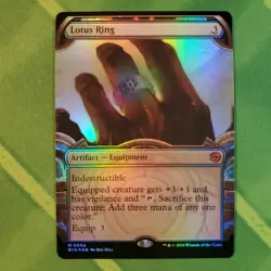 Lotus Ring Showcase Foil Outlaws of Thunder Junction: The Big Score MTG NM - Image 1