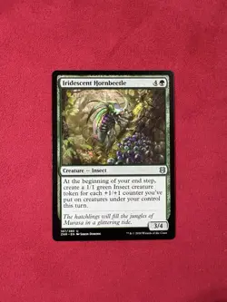 Iridescent Hornbeetle - Zendikar Rising ZNR Magic The Gathering MTG #187 - Image 1
