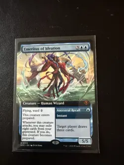 WotC Secrets of Strixhaven Emeritus of Ideation (Extended Art) NM - Image 1