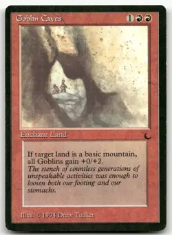 Goblin Caves (MP) The Dark DRK Magic MTG - Image 1