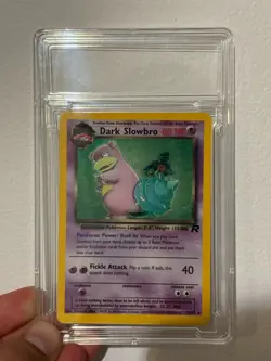 Dark Slowbro 12/82 Team Rocket Holo & POKEMON TEAM ROCKET #83/82 DARK RAICHU HOL - Image 3