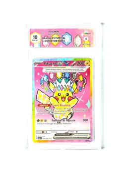 Pokemon GRAAD 10 Pikachu EX #277 Ascesa Eroica Art Rare Italiano 2026 - Image 1
