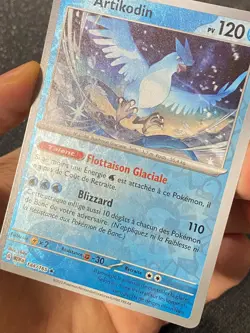 CARTE POKEMON ARTIKODIN 144/165 FR HOLO REVERSE 151 - NM/M - Image 2