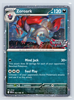 Zoroark (White Flare Stamped) 062/086 Cosmos Holo Promo Pokemon - Image 1