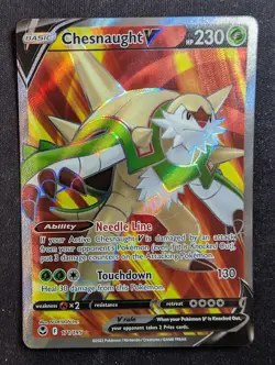 Chesnaught V - 171/195 - Silver Tempest (Pokemon) - Image 1