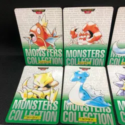 Carddass Green Set x13 Golbat Rapidash Porygon Magikarp Vintage Pokemon Cards - Image 2