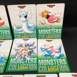 Carddass Green Set x13 Golbat Rapidash Porygon Magikarp Vintage Pokemon Cards - Image 3