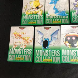 Carddass Green Set x13 Golbat Rapidash Porygon Magikarp Vintage Pokemon Cards - Image 5