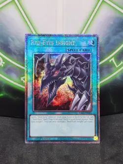 Yugioh Red-Eyes Insight RA03-EN061 Quarter Century Secret Rare 1st Edition NM - Image 1