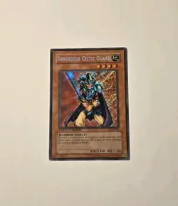 Yugioh Obnoxious Celtic Guard CT1-EN006 Secret Rare LP - Image 1