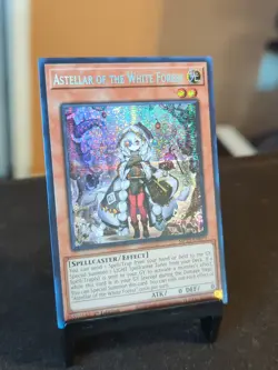 Yugioh Astellar of the White Forest MP25-EN079 Prismatic Secret Rare 1st Ed NM - Image 3