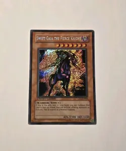 Yugioh Swift Gaia the Fierce Knight CT1-EN004 Secret Rare VLP - Image 1