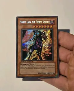 Yugioh Swift Gaia the Fierce Knight CT1-EN004 Secret Rare VLP - Image 3