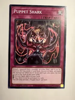 Yugioh! Puppet Shark ROTA-EN070 1st Ed Rage Of The Abyss Card NM - Image 1