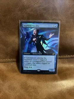 R 0328 Starfield Vocalist FOIL EXTENDED ART Rare Edge of Eternities MTG Card - Image 1