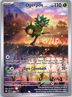 Teal Mask Ogerpon 123 Sv: Scarlet & Violet Promo Cards Holo - Image 1