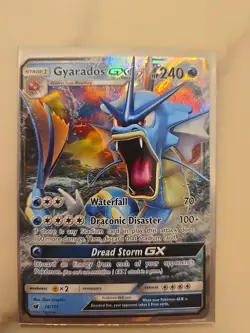 Gyarados GX - 18/111 - Pokemon Crimson Invasion Sun & Moon Ultra Rare Card NM - Image 1
