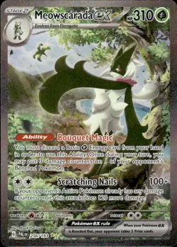 Meowscarada ex 256/193 Special Illustration Rare Paldea Evolved Pokemon NM - Image 1