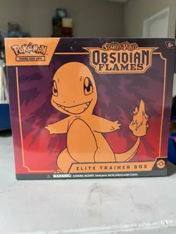 Pokemon: Scarlet & Violet Obsidian Flames ETB New Factory Seal - Image 1