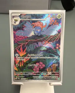 Gloom 198/197 SV03: Obsidian Flames Illustration Rare Pokemon TCG - Image 1