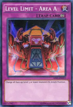 1 x Level Limit - Area A - AP07-EN013 - Super Rare - Unlimited Edition Near Mint - Image 1