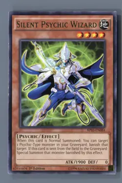 Silent Psychic Wizard BP03-EN084 Rare Battle Pack 3: Monster League Yu-Gi-Oh LP - Image 1