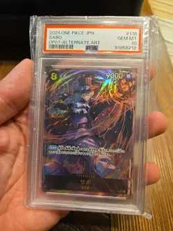 One Piece 500 Years In The Future Sabo Alternate Art #OP07-118 JPN PSA 10 GEM MT - Image 1