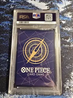 2024 One Piece EN P-043 Monkey D Luffy Convention Exclusive Foil PSA 10 - Image 2
