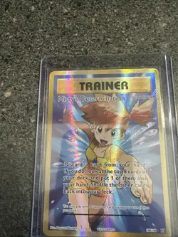 Evolutions Holo Ultra Rare Trainer Card Misty's Determination Full Art 108/108 - Image 1