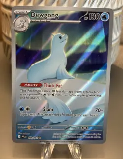 Dewgong 097/094 Phantasmal Flames Illustration Rare Holo Pokemon Card NM - Image 1