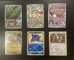 Pokemon Lot 6 Cards Blastoise, Dragonite, Flapple, Dippin, Applin IR - Image 1