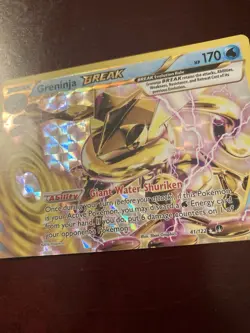 Greninja BREAK 41/122 XY Breakpoint Ultra Rare Holo 2016 Pokemon TCG Card - Image 3