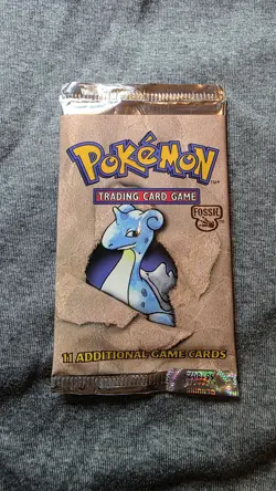 Pokemon TCG Fossil Sealed Booster 🔥🔥Pack 11 Cards Coast Lapras🎰 - Image 1