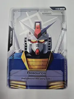 Gundam Card Game Singles R-002: Resource (RX-78-2) C New Type Rising - Image 1