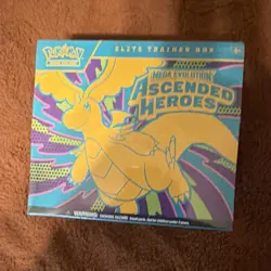 Pokemon TCG Elite Trainer Box Mega Evolution Ascended Heroes 65 Cards Dragonite - Image 1