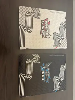 Pokemon Card Binders - Set of 2 - Black Bolt & White Flare Binders - New - Image 2