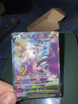 Pokemon Mew V Fusion Strike 251/264 Full Art Holo Ultra Rare V Card - Image 1