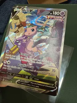 Pokemon Mew V Fusion Strike 251/264 Full Art Holo Ultra Rare V Card - Image 2