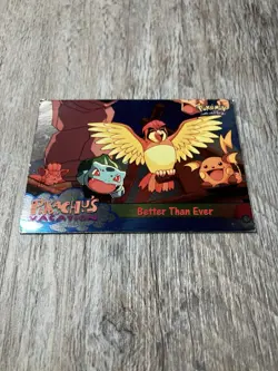 Better Than Ever Pikachu's Vacation Topps Pokemon Card - Image 1