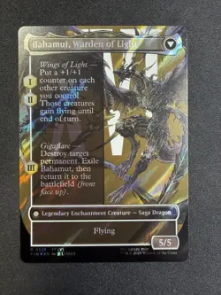 Dion, Bahamut's Dominant (Borderless) (Surge Foil) Final Fantasy Foil MTG NM - Image 2