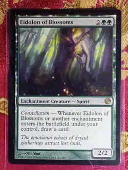 Eidolon of Blossoms Journey into Nyx Magic The Gathering MTG Enchantment spirit - Image 1