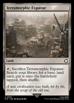 Terramorphic Expanse Foil Fallout 313 NM MTG - Image 1