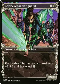 2x Coppercoat Vanguard - Showcase MAT LP MTG - Image 1