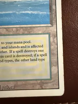 MTG Magic the Gathering Tropical Island Dual Land Revised Edition - Image 4