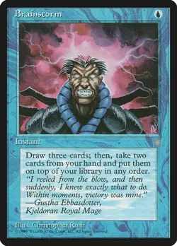 Brainstorm Ice Age HP MTG - Image 1