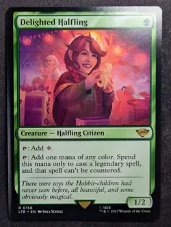 Delighted Halfling - LOTR Tales of Middle Earth (MTG) - Image 1